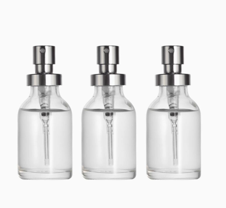 Clear Glass Perfume Bottle with Secure Lid Suitable for Home Fragrance Oils Essential Oil Blends and Custom Scents