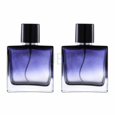 qualità Bottiglia di profumo riutilizzabile facoltativa multicolore 50ml Climp di lusso 15mm fabbrica